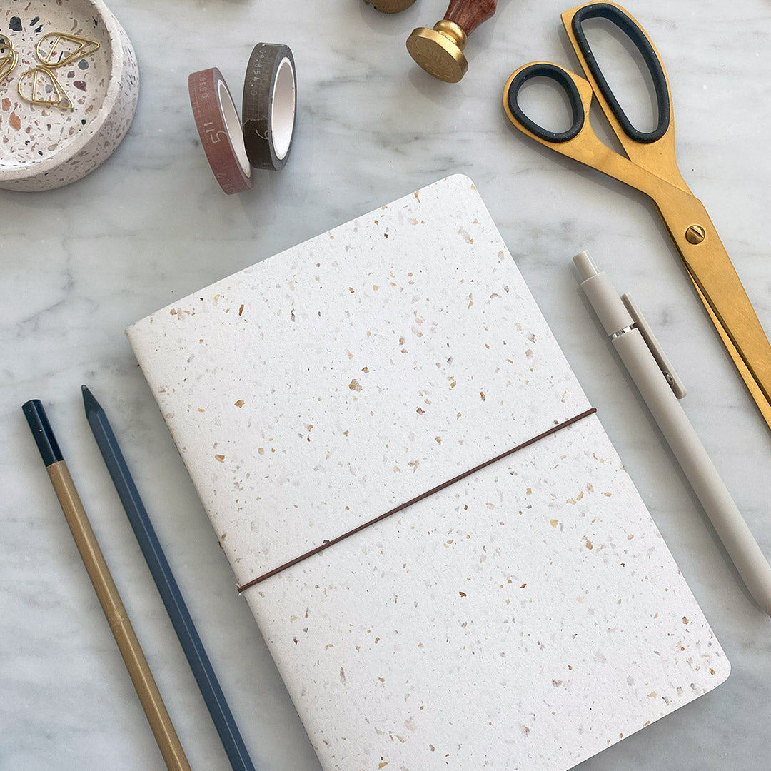 A5 Journal Made Using Real Coffee