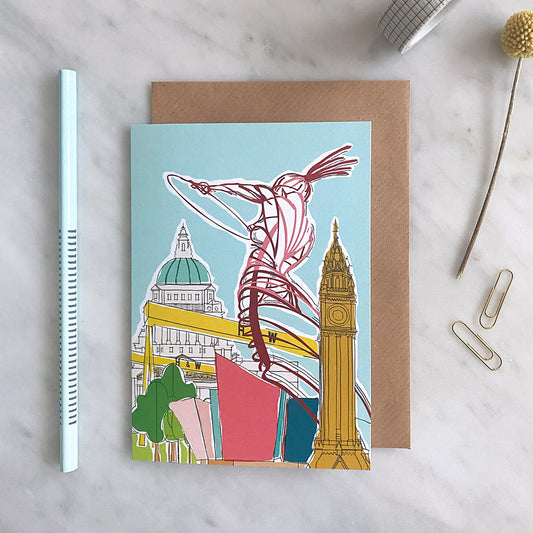 Belfast Skyline & Icons Card