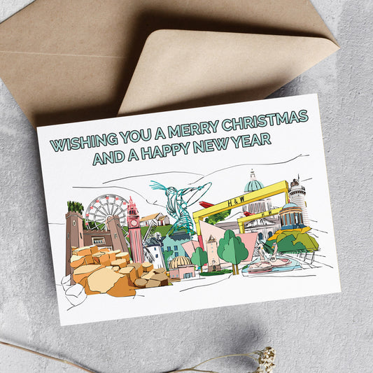 Belfast and Northern Ireland Christmas Cards Pack of 5