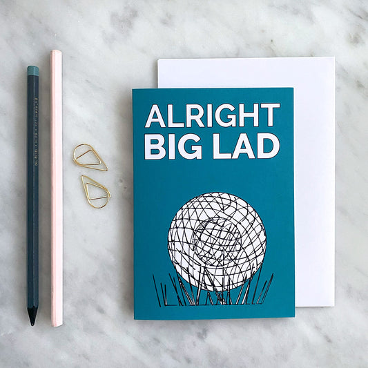 Belfast Slang Card Alright Big Lad