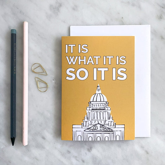 Belfast Slang Card It Is What It Is