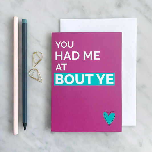 Belfast Valentine's Card - Bout Ye