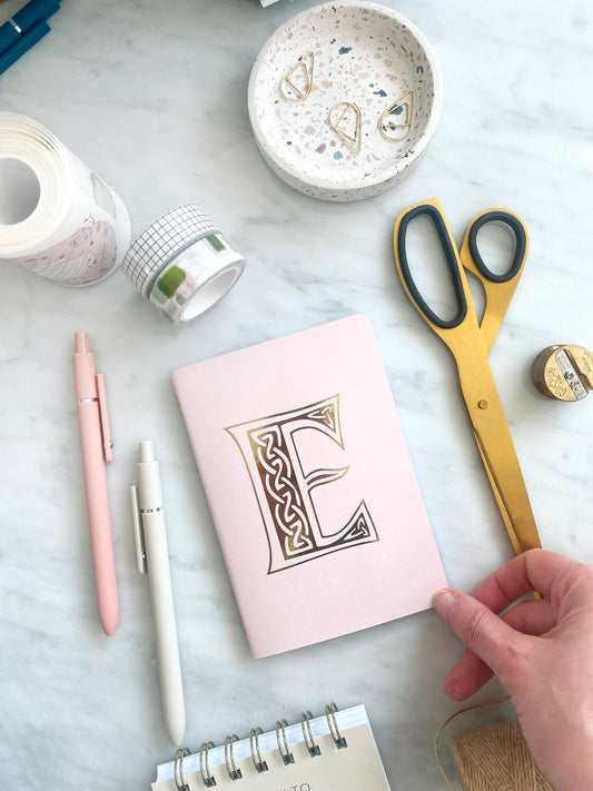 Celtic Initial on a Pocket Notebook