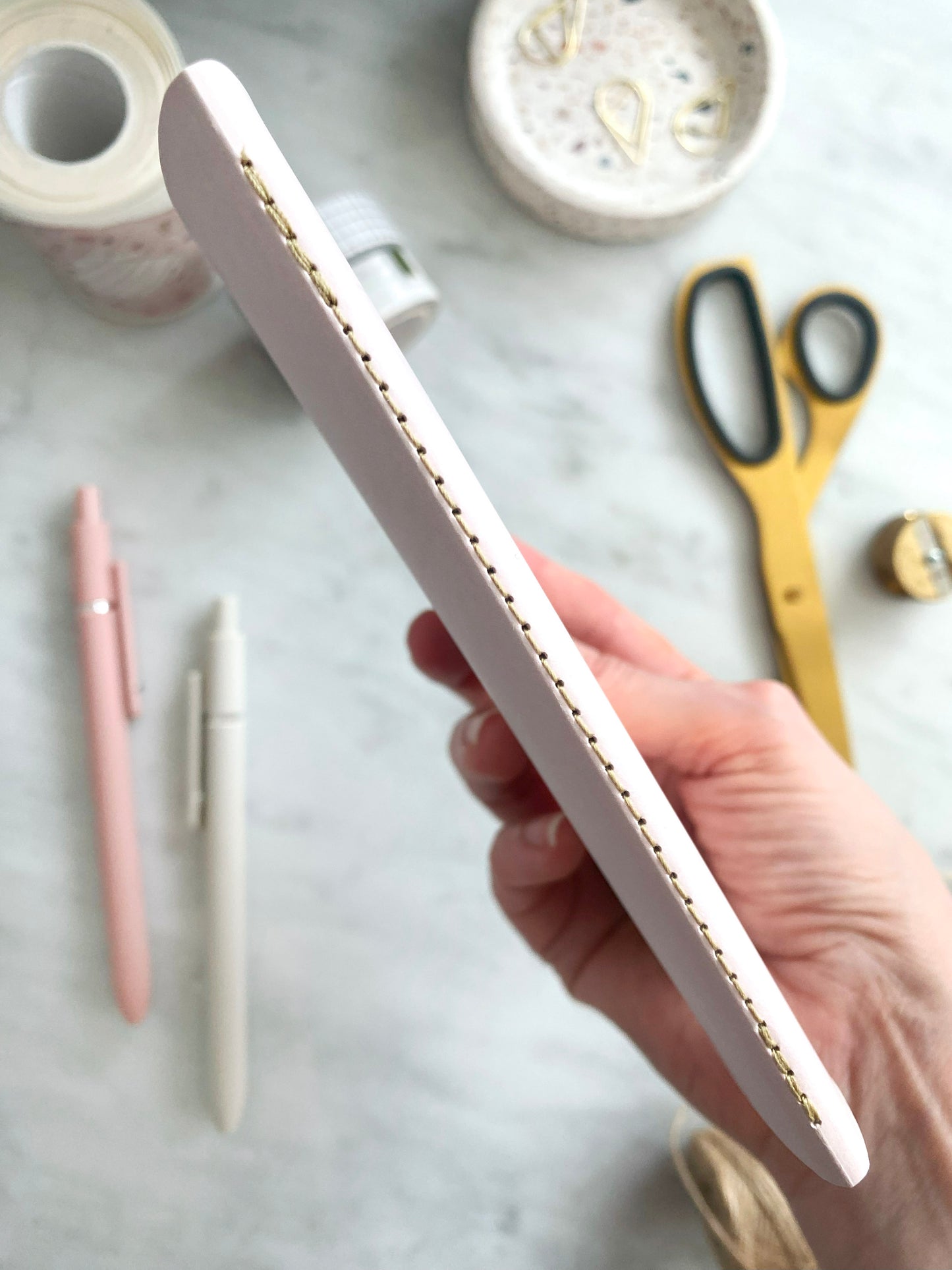 Celtic Initial on a Pocket Notebook