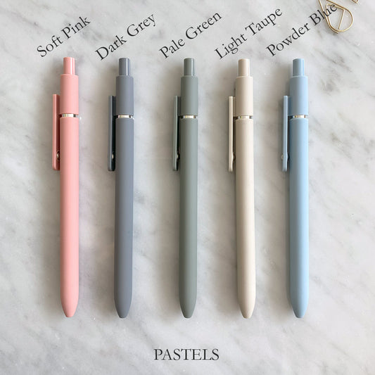 Soft Touch Gel Pen Pastels