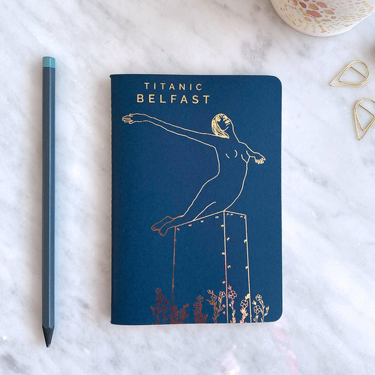 Titanic Belfast Gold Foiled Notebook - Titanica