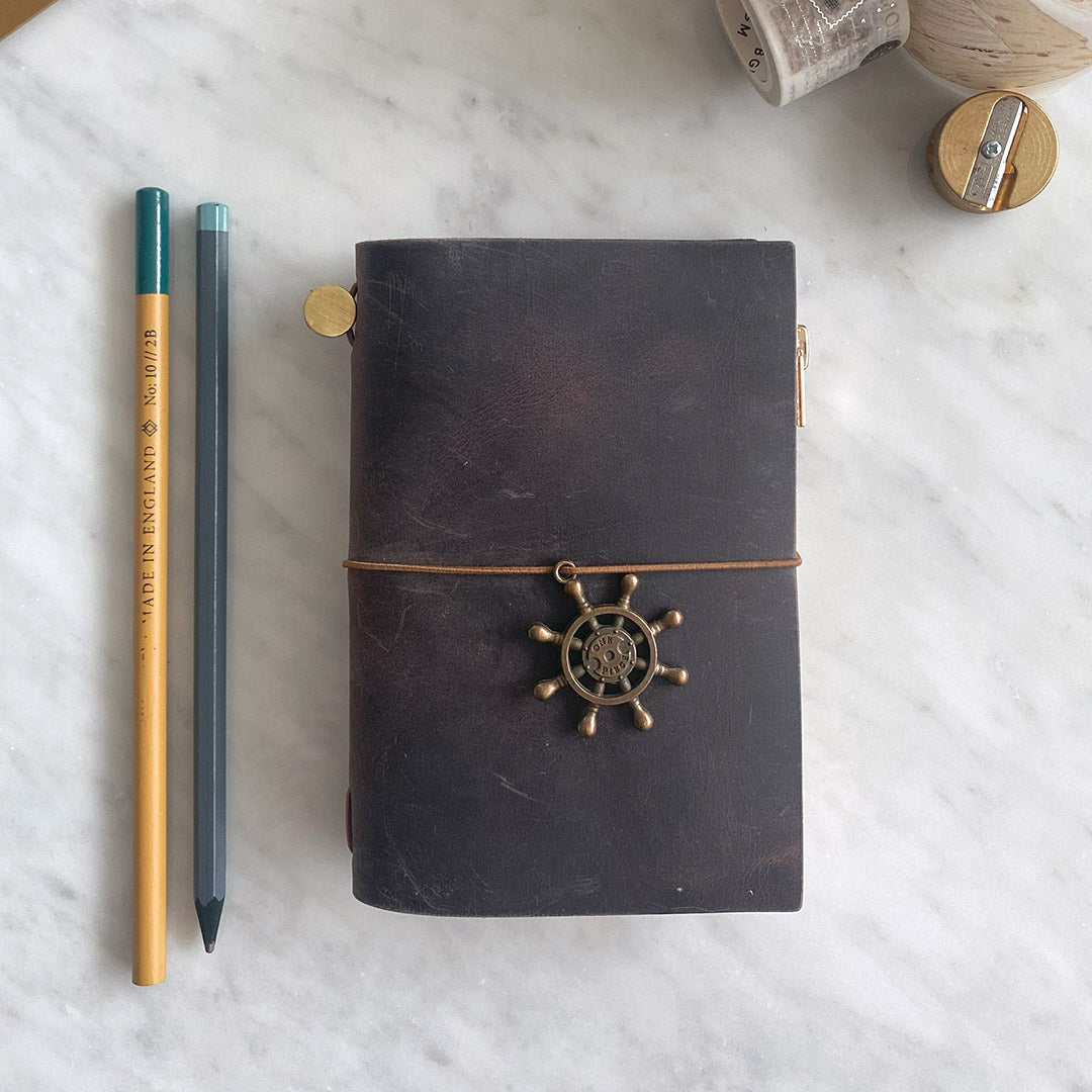 Titanic Leather Journal - Traveler's Notebook