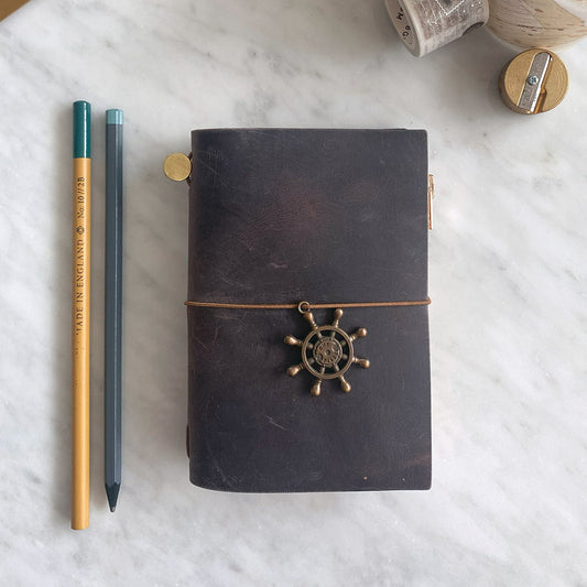 Titanic Leather Journal - Traveler's Notebook