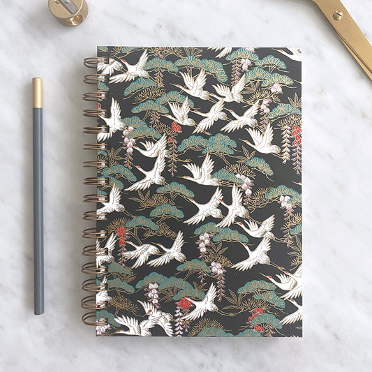 A5 Wirebound Sketchbook with GF Smith Textured Paper Crane