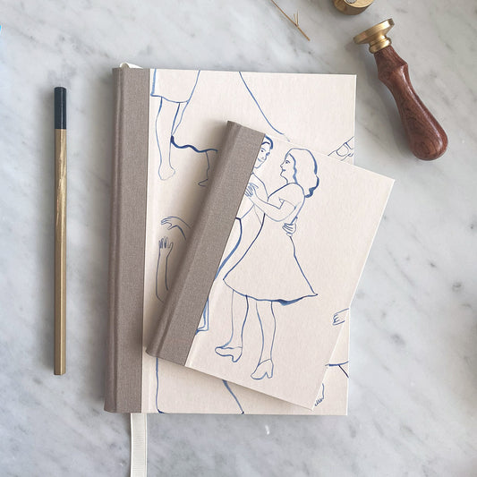 A6 Pocket Notebook with Dancing Figures 1