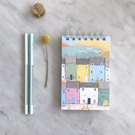 A6 Wirebound Sketchbook with GF Smith Textured Paper Coastal