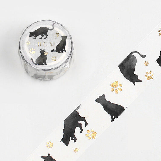 BGM Washi Tape - Black Cat