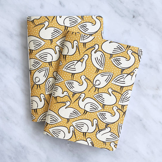 Ibis Bired Pocket Notebook - Pack of 2