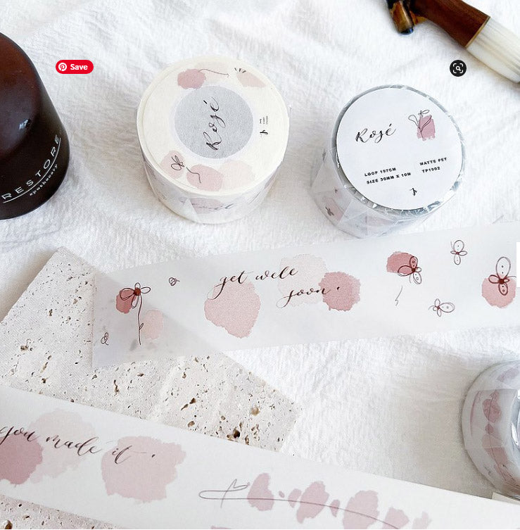 Jr Journal - Rose Matt PET Tape