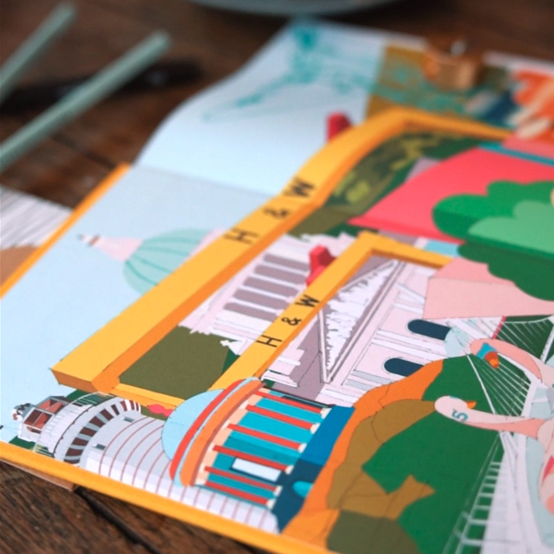 A5 Notebook with Northern Ireland Landmarks