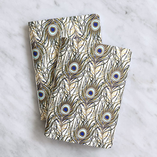 Peacock Pocket Notebook - Pack of 2