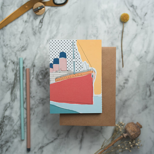 Titanic Illustration Card