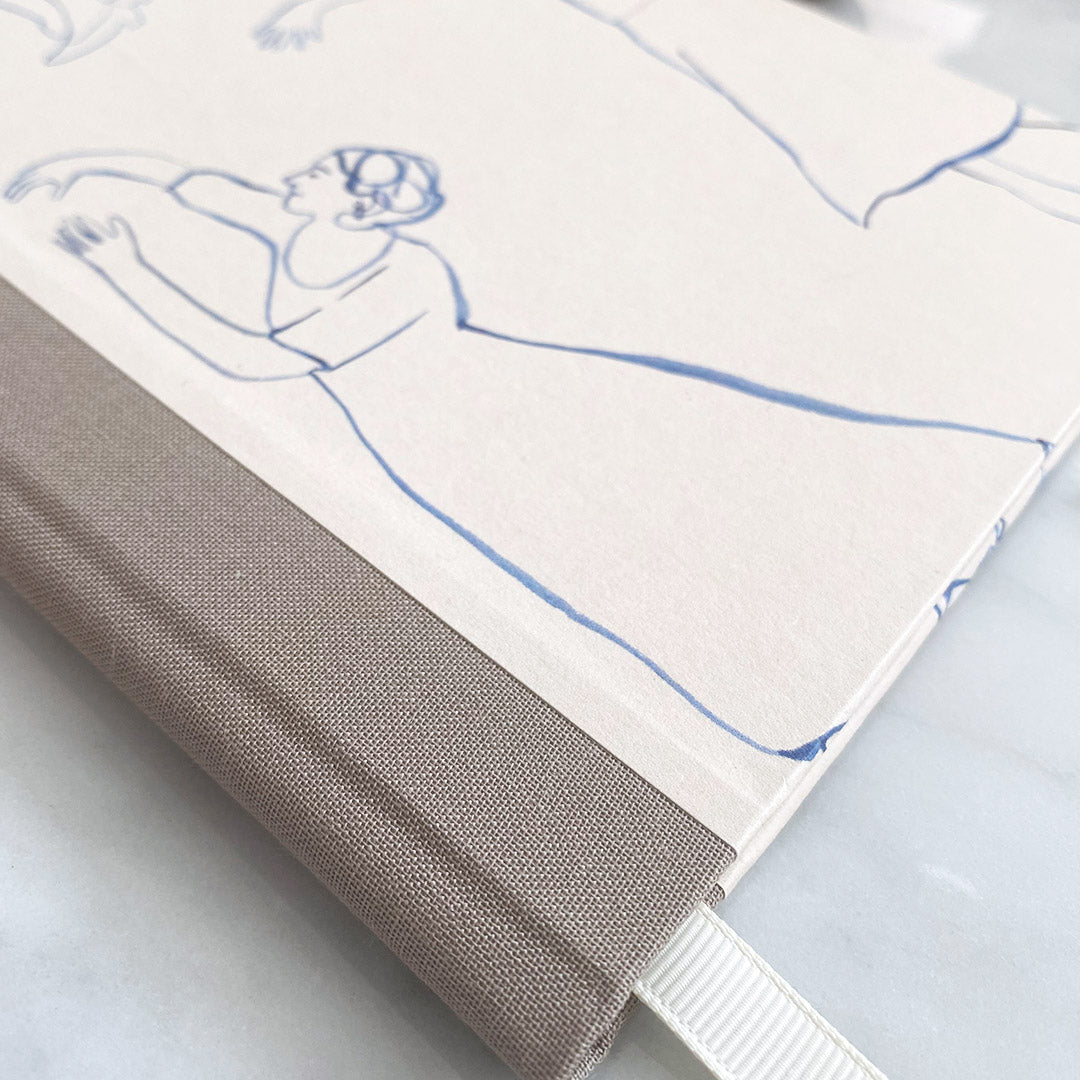 Handmade A5 Notebook with Dancing Figures 1