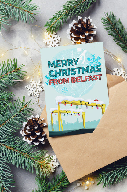 Belfast and Northern Ireland Christmas Cards Pack of 5
