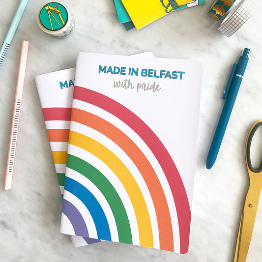 Belfast Pride Handmade Notebook