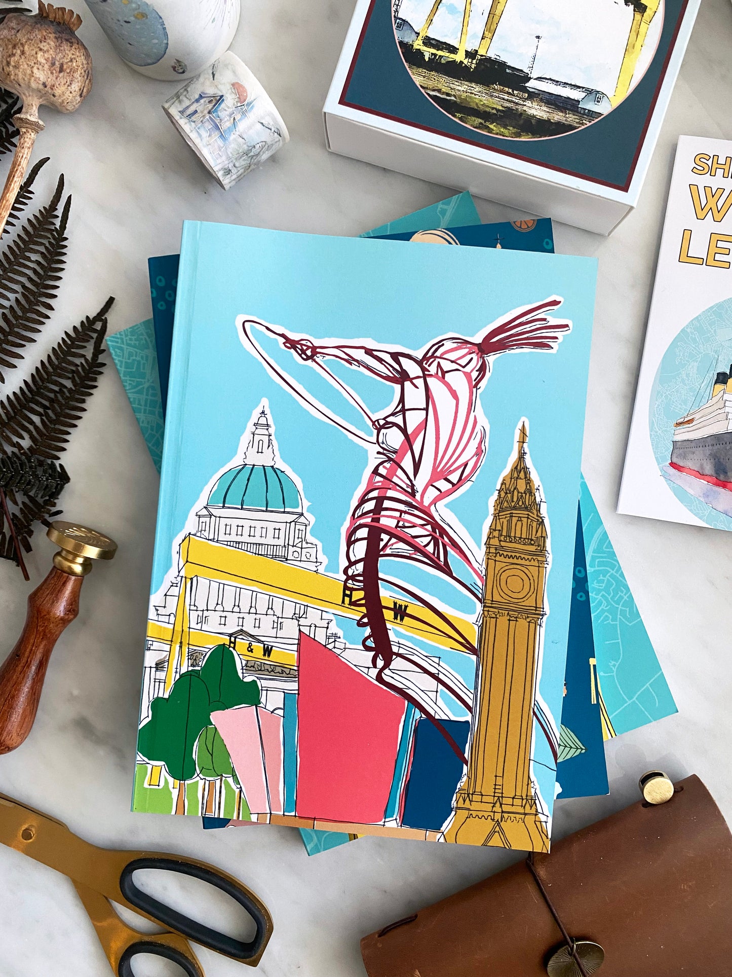 Harland & Wolff Crane A5 Notebook Designed in Belfast