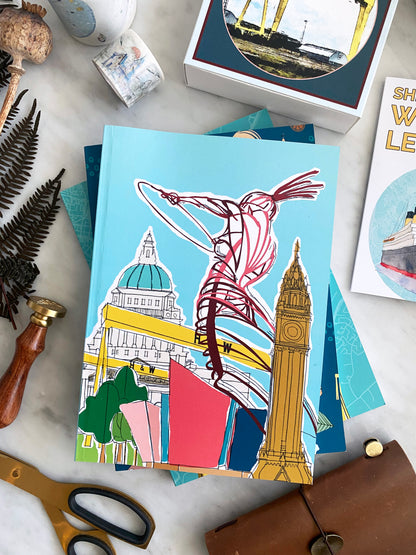 Harland & Wolff Crane A5 Notebook Designed in Belfast