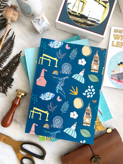 Belfast Icons A5 Notebook Designed in Belfast