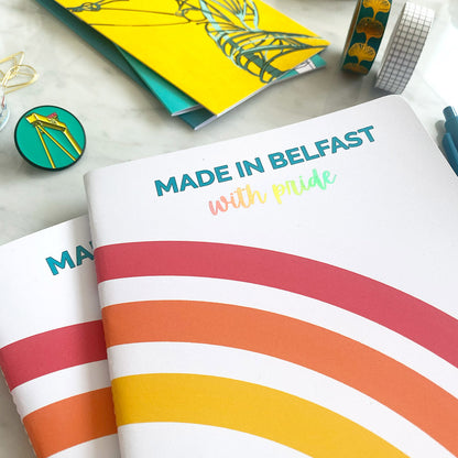 Belfast Pride Handmade Notebook