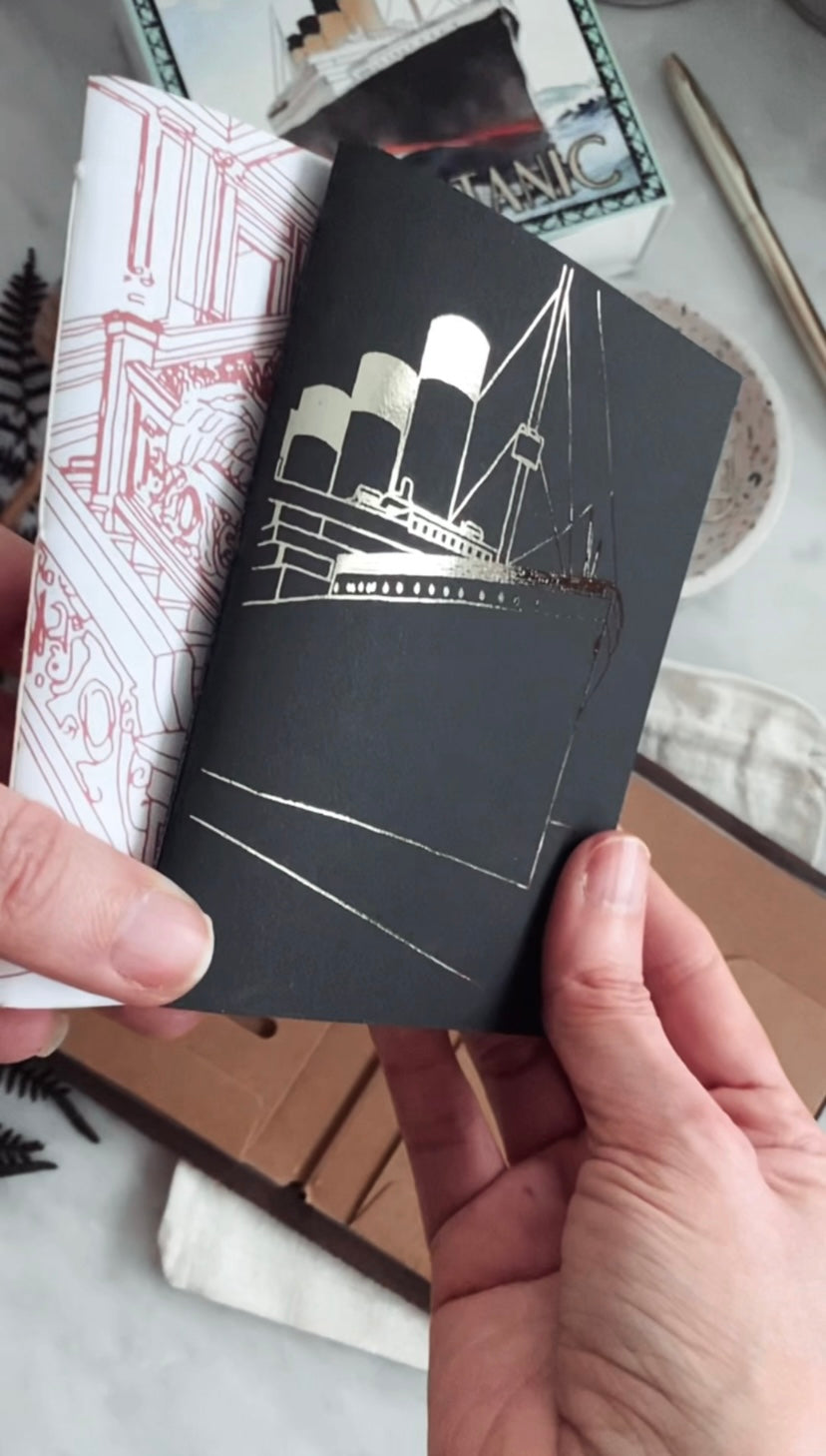 Make Your Own Titanic Traveler's Notebook in Titanic Hotel Belfast - Sunday 27 September