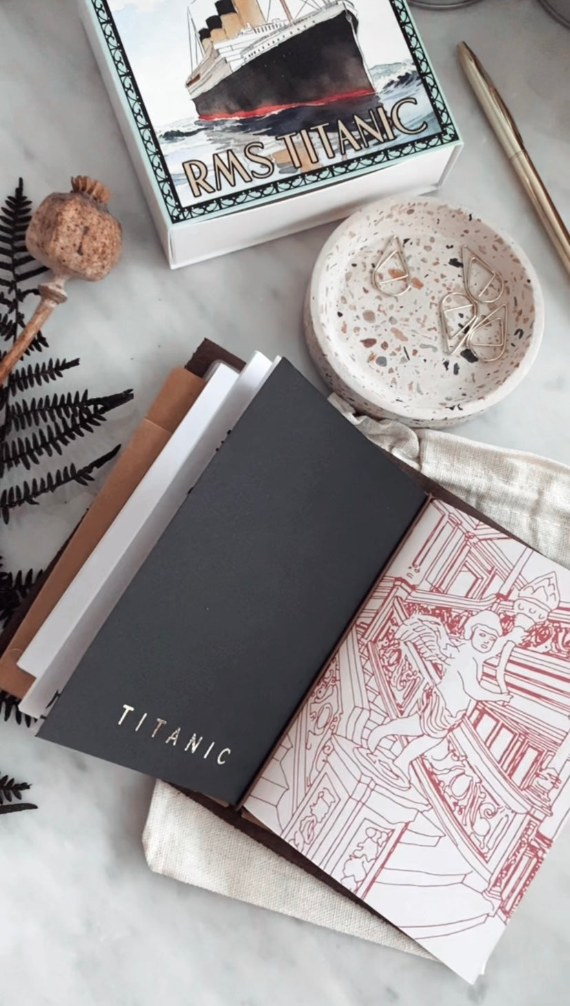 Make Your Own Titanic Traveler's Notebook in Titanic Hotel Belfast - Sunday 27 September