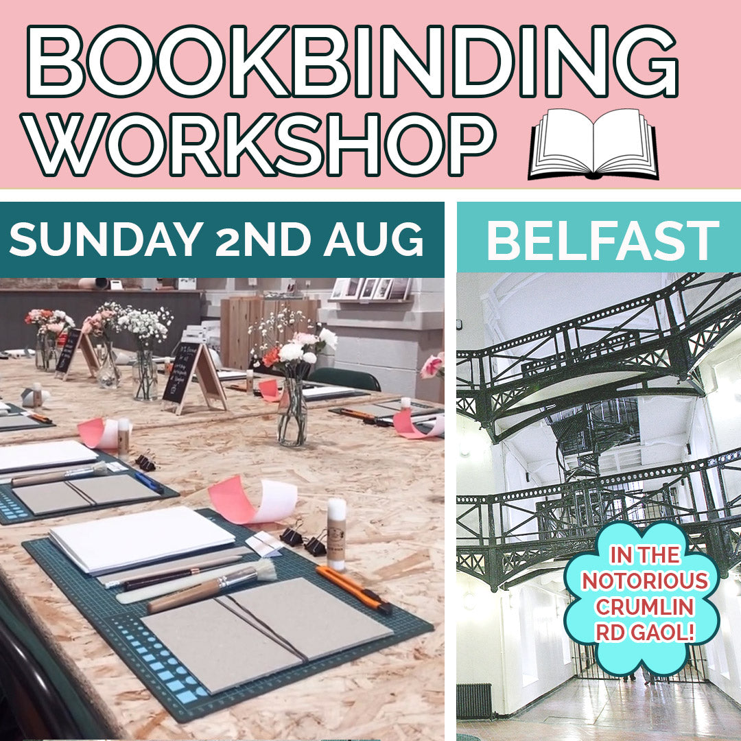 Bookbinding Creative Workshop in Crumlin Road Gaol Belfast - Sunday 2 August