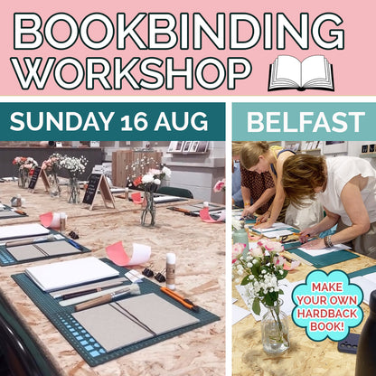 Bookbinding Workshop in Bullitt Hotel Belfast - Sunday 16 August