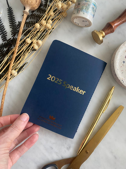Custom Branded Gold Foiled Notebook Handmade in Belfast