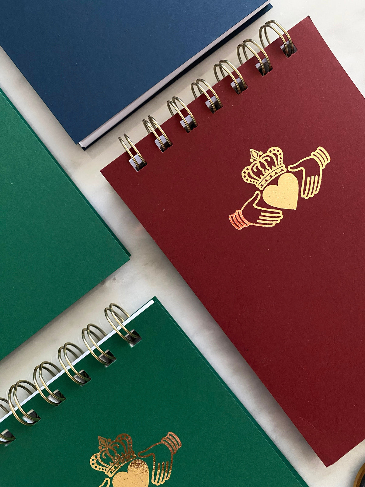 Claddagh Gold Foiled Pocket Notebook from Belfast
