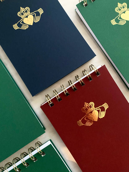 Claddagh Gold Foiled Pocket Notebook from Belfast