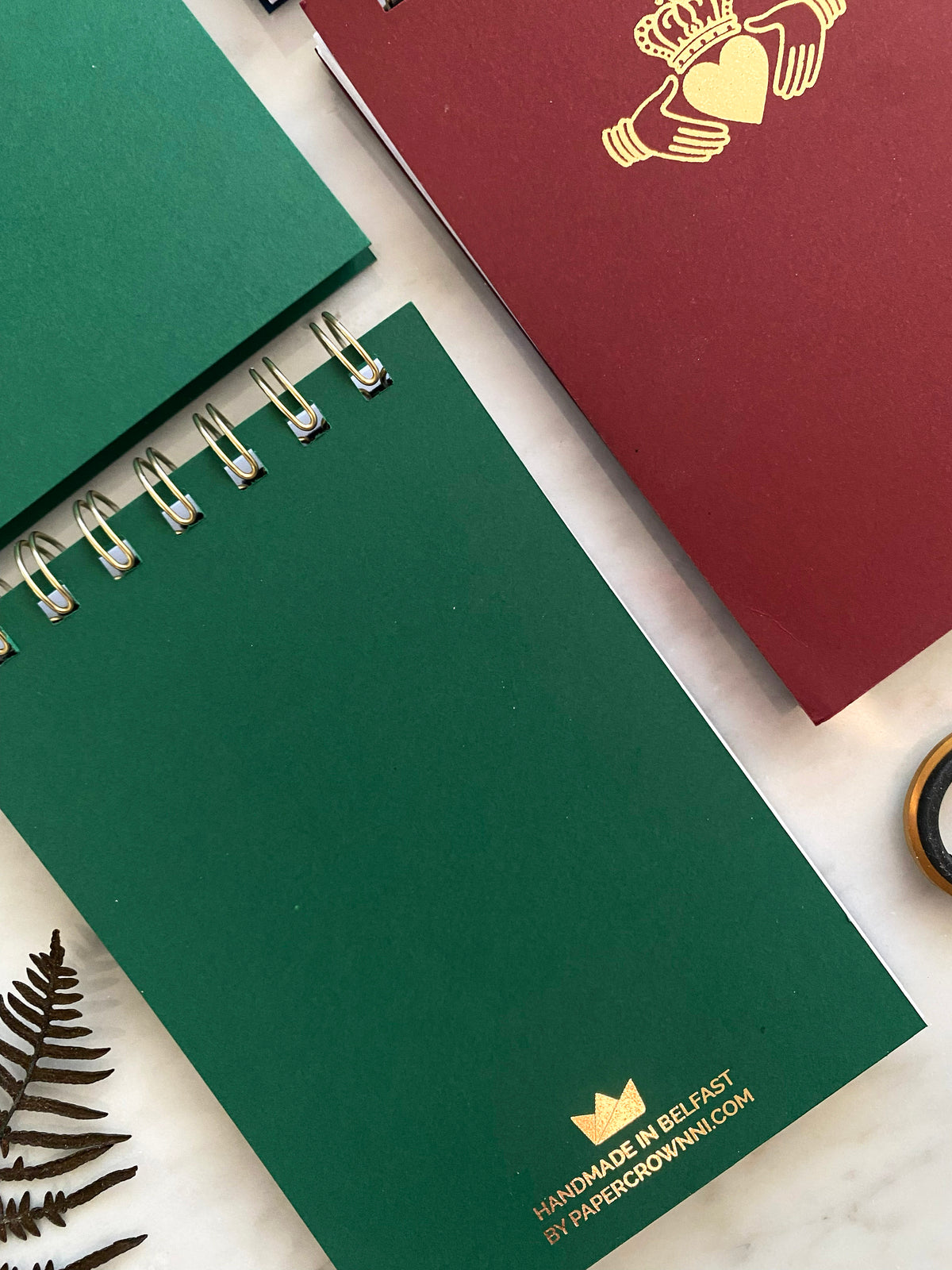 Claddagh Gold Foiled Pocket Notebook from Belfast