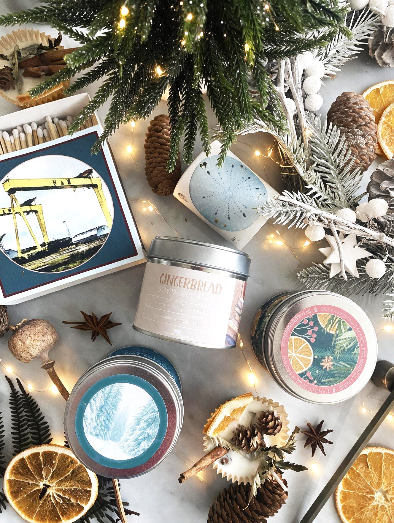 Gingerbread Festive Scented Candle from Belfast