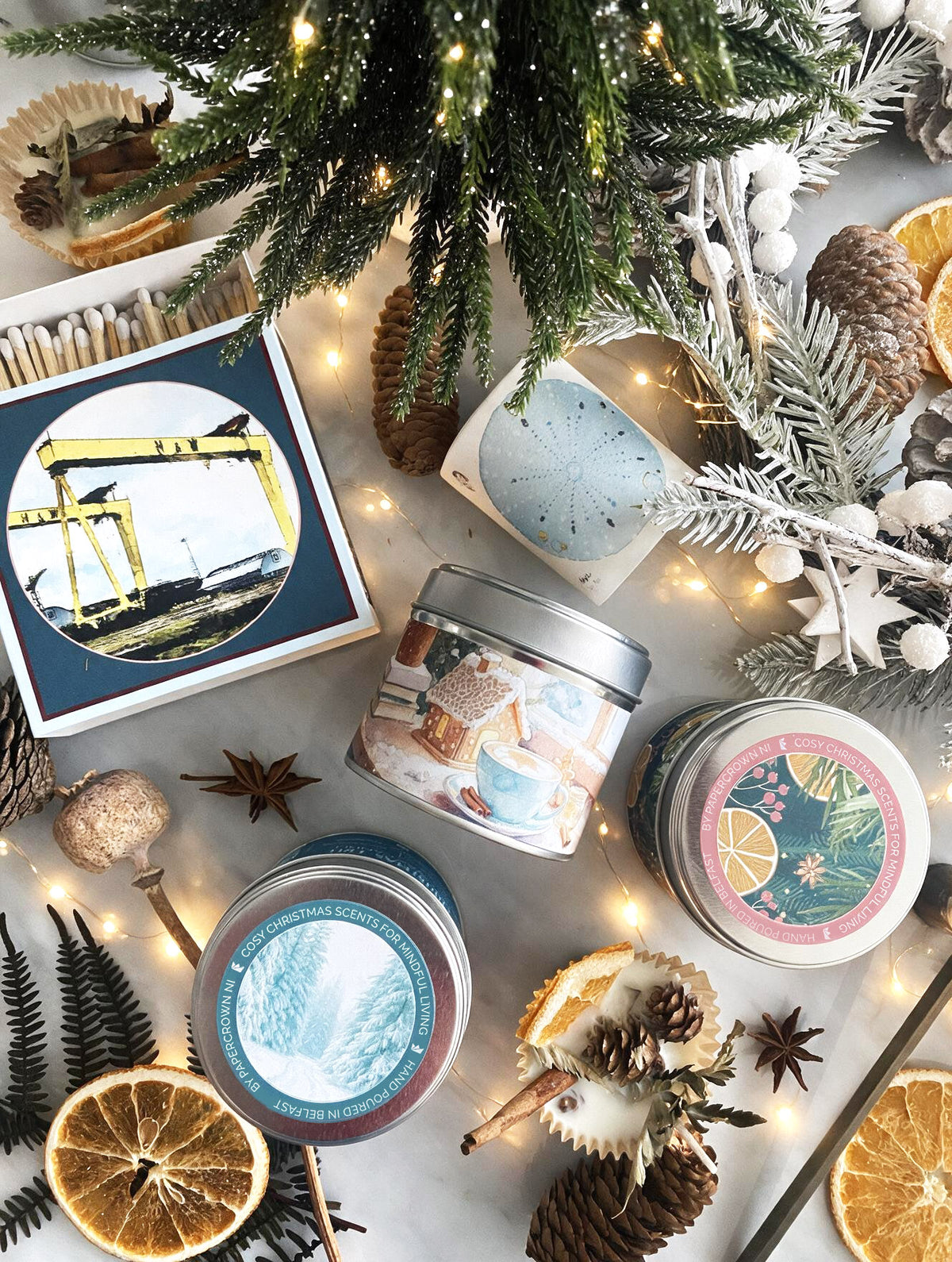 Gingerbread Festive Scented Candle from Belfast
