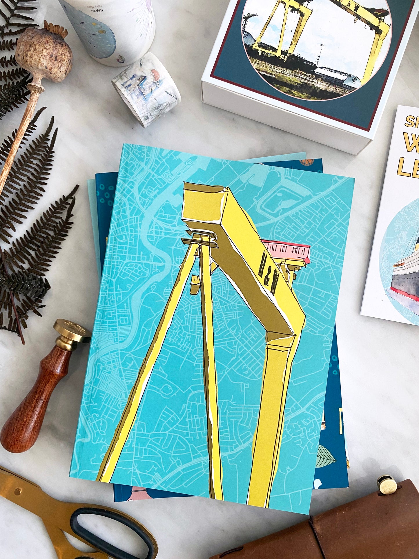 Harland & Wolff Crane A5 Notebook Designed in Belfast