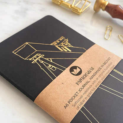 Harland & Wolff Gold Foiled Pocket Notebook