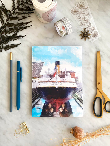 SS Nomadic Illustrated A5 Notebook