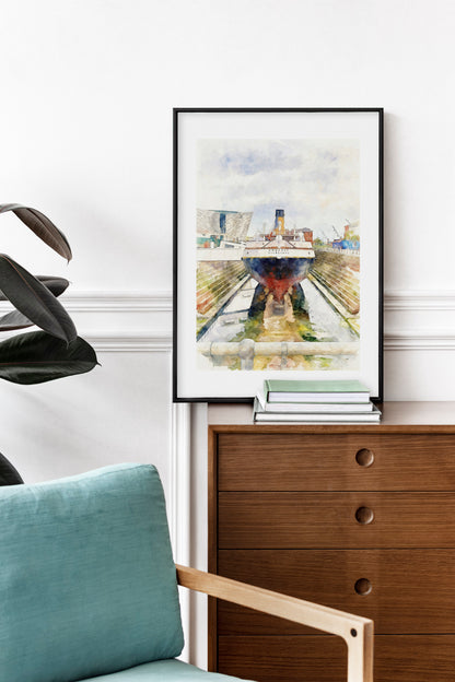 SS Nomadic Belfast Art Print