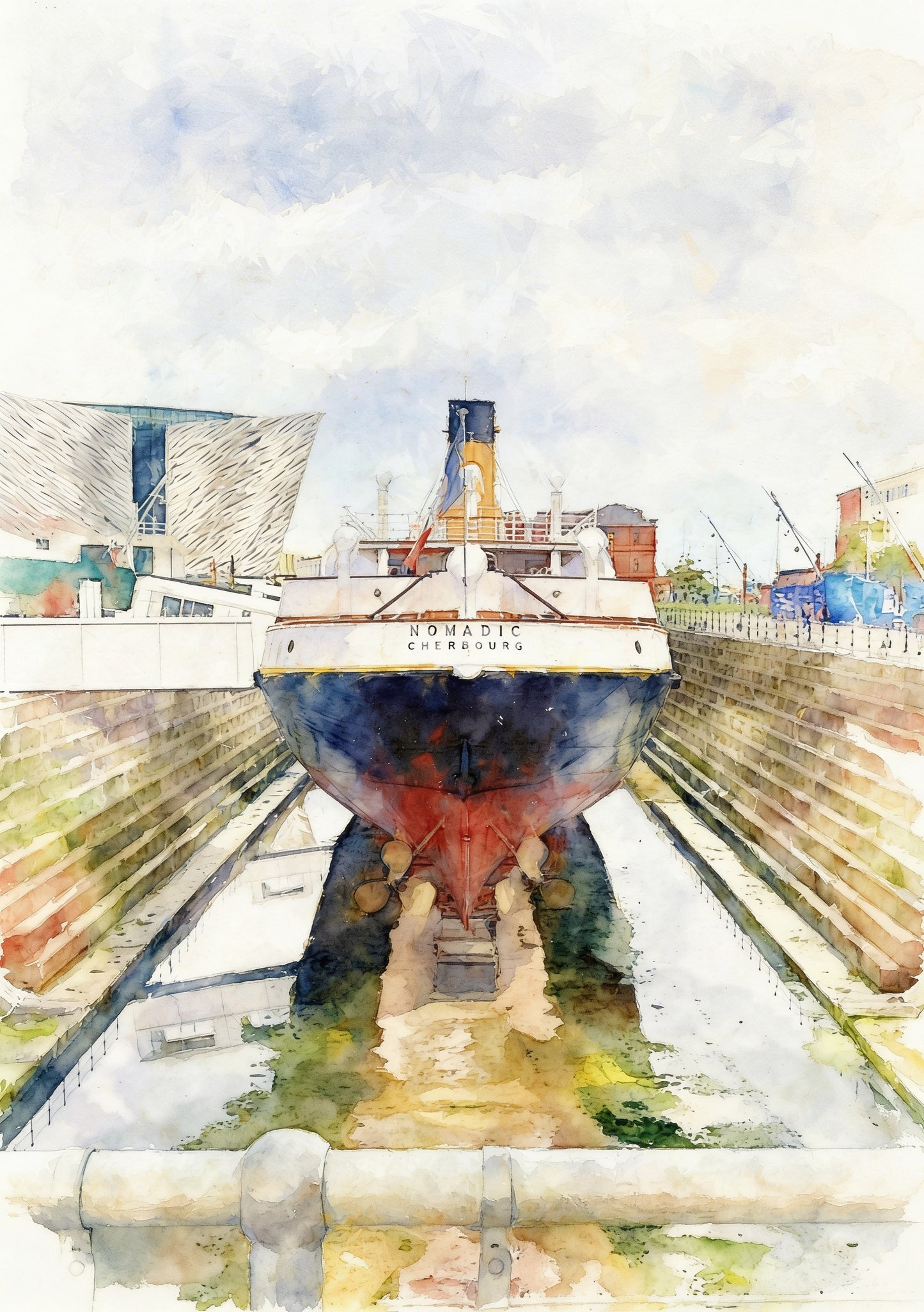 SS Nomadic Belfast Art Print