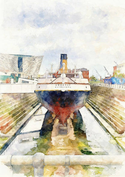 SS Nomadic Belfast Art Print