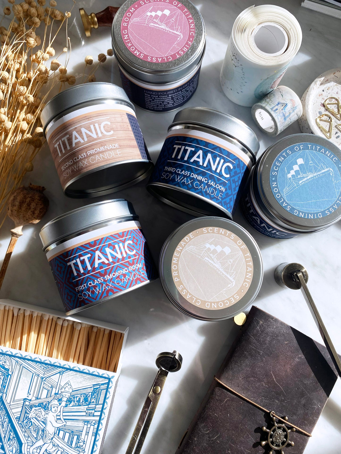Scents of Titanic Candle Collection from Belfast