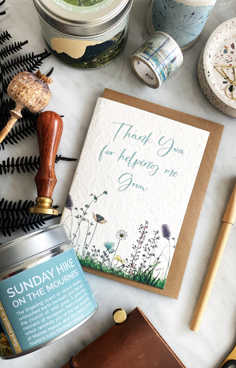 Thank You Teacher Card & Candle Gift Set from Belfast