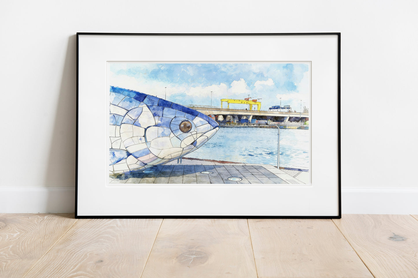 The Big Fish Belfast Art Print