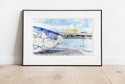 The Big Fish Belfast Art Print