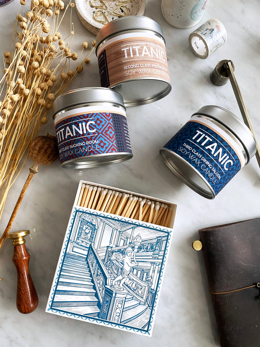 Titanic Grand Staircase Luxury Safety Matches from Belfast