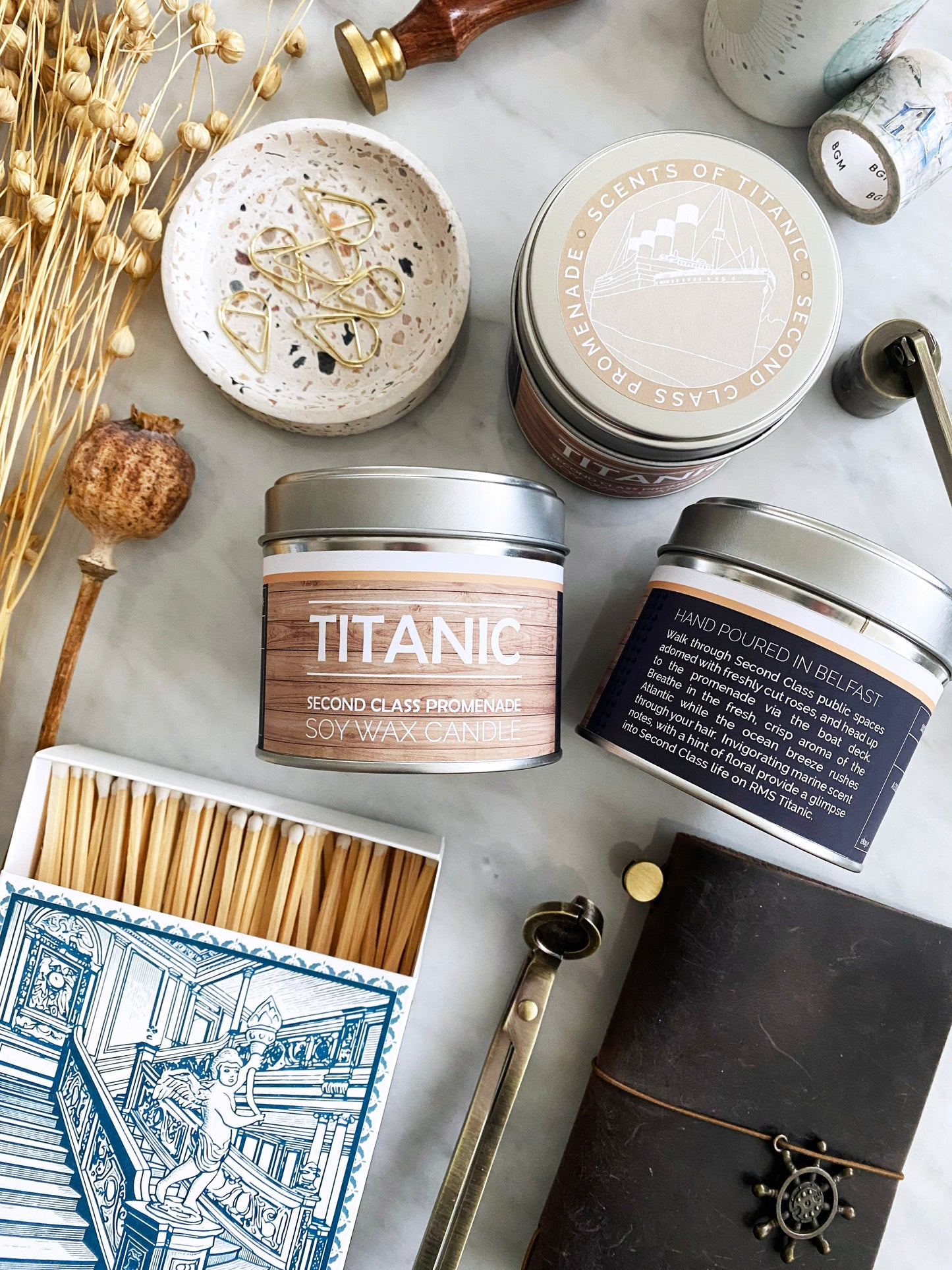 Titanic Second Class Promenade Scented Candle from Belfast